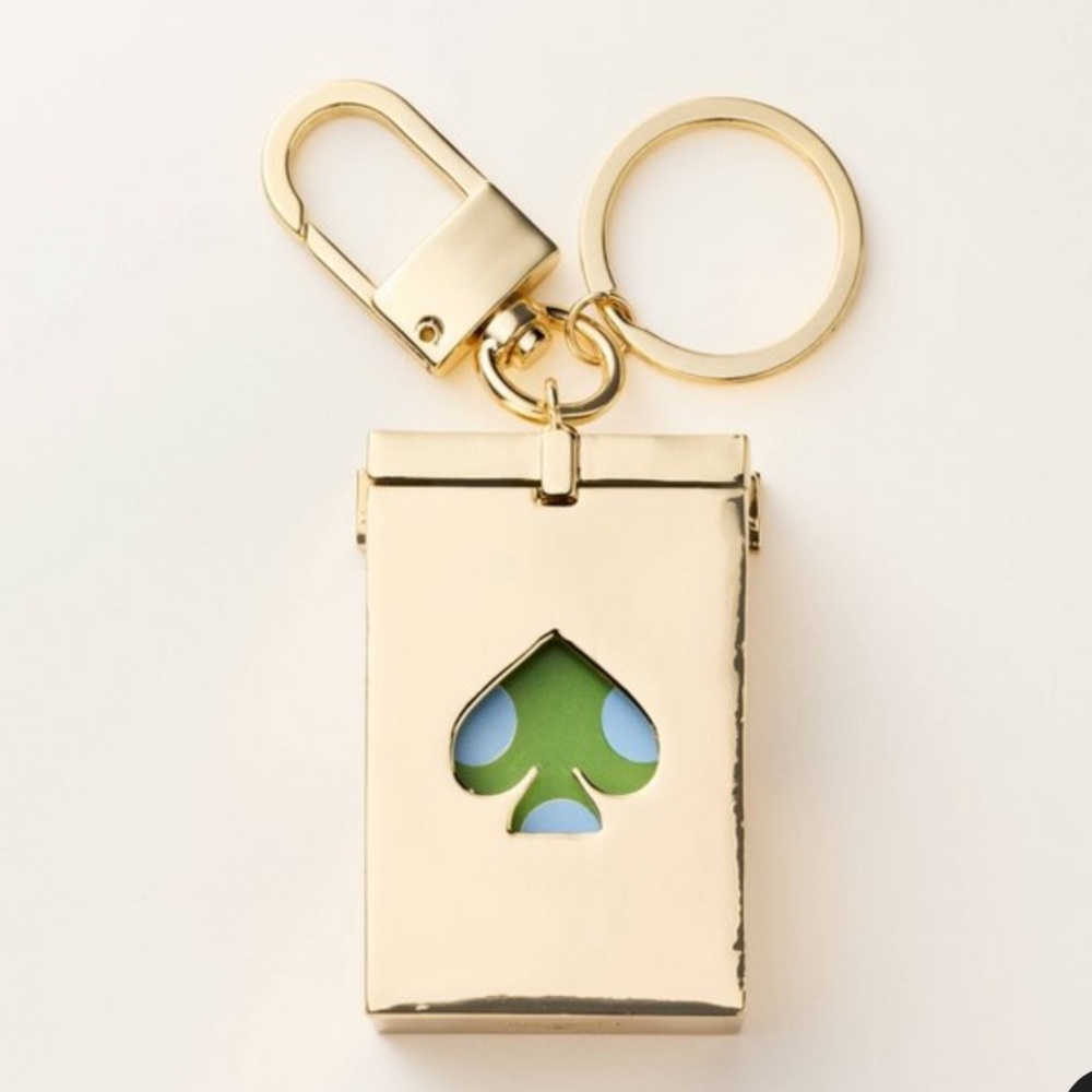 Kate Spade for Target mini deck of cards bag charm keychain